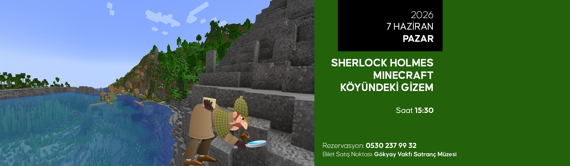 Sherlock Holmes Minecraft Köyündeki Gizem